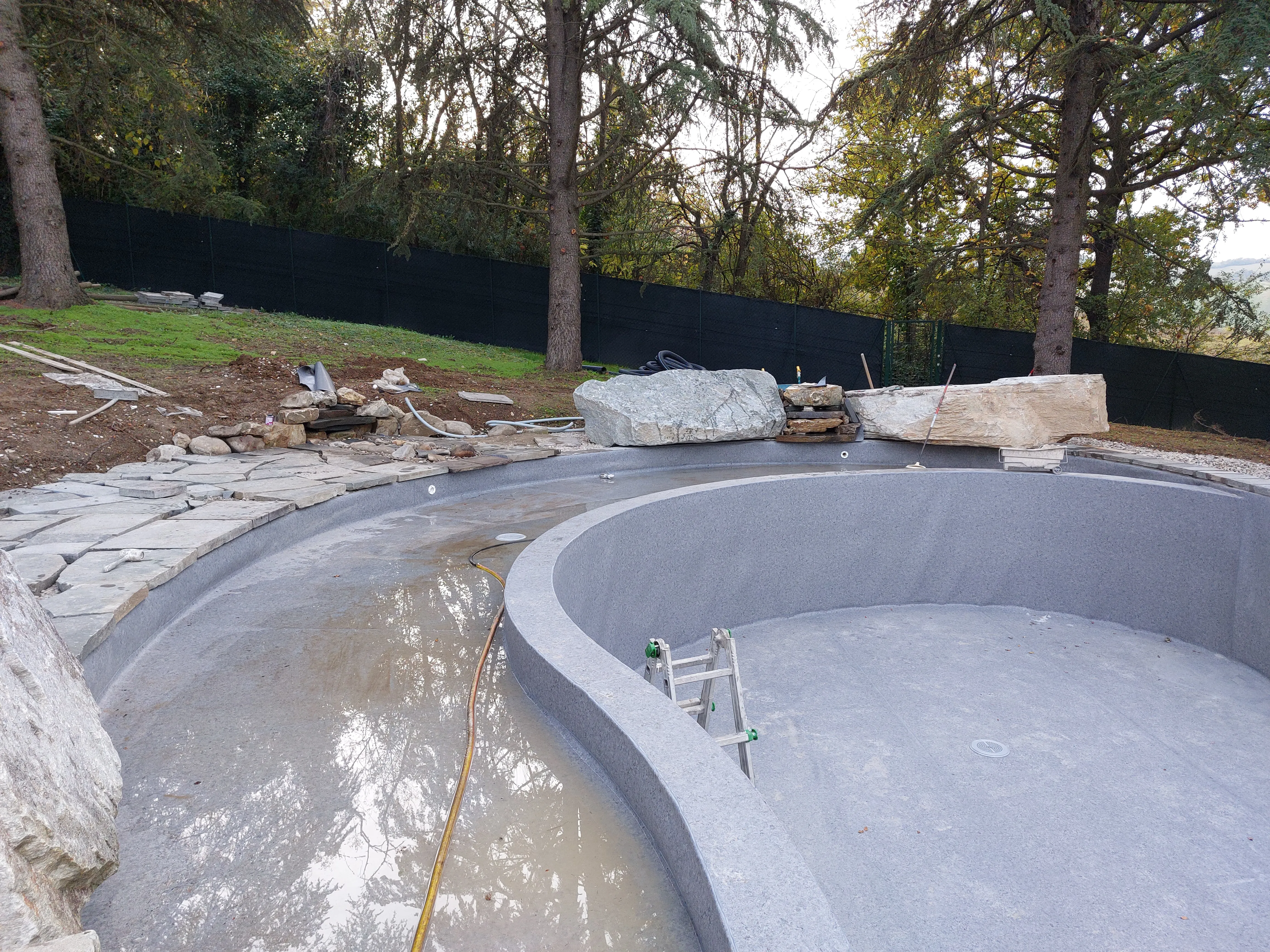 Dettaglio costruttivo — Kash Piscine cantiere
